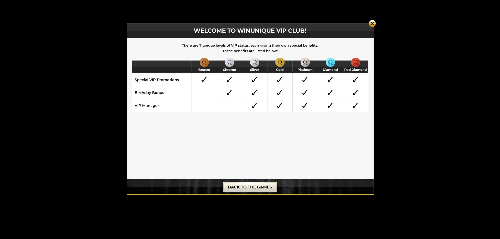 Unique Casino screenshot 5