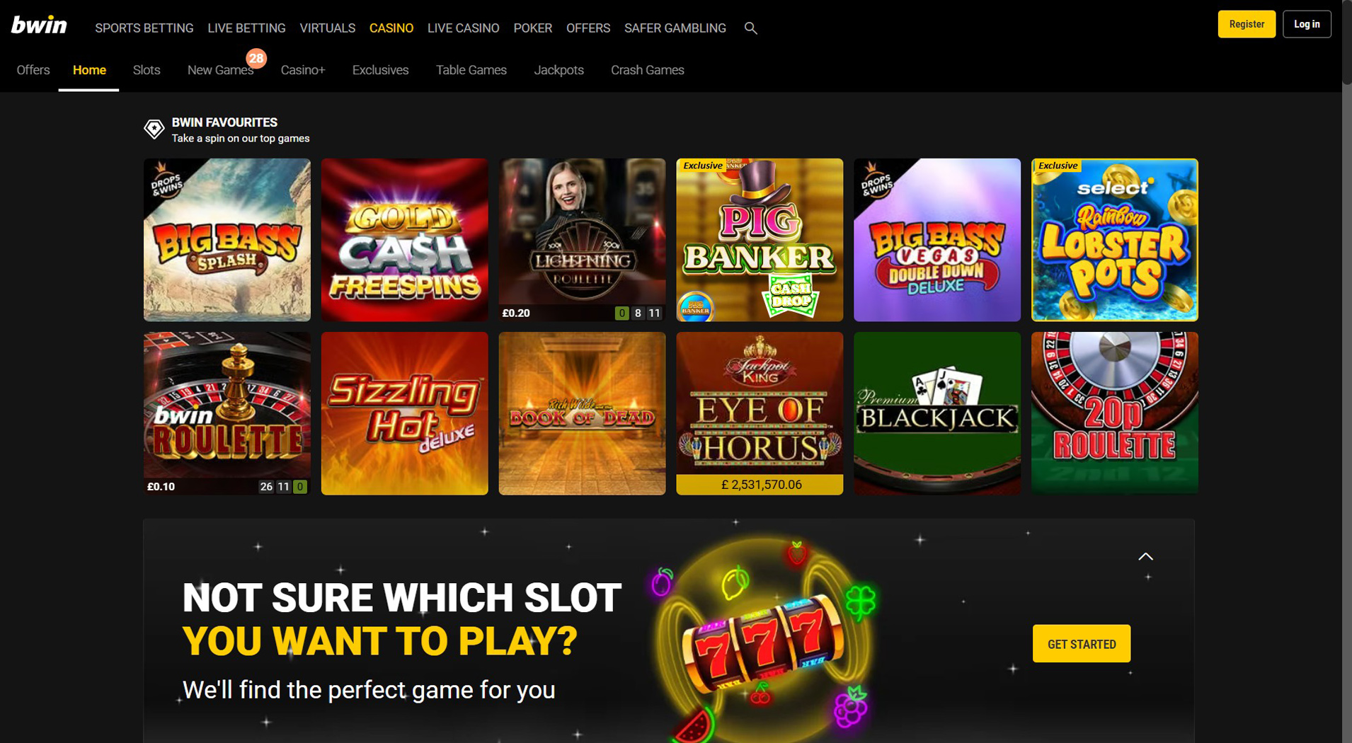 8. Bwin Casino- Δημοφιλές μπόνους διαδικτυακού καζίνο